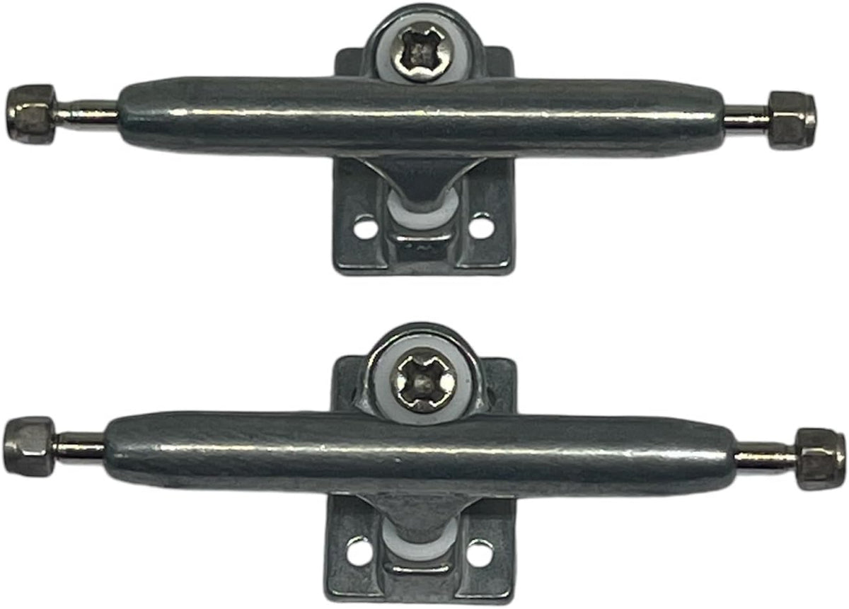 LEEFAI G4 raw metal pro fingerboard trucks with inverted kingpin, screws and install tool - view 8