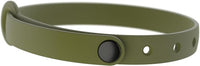 Breakaway Cat Collar - Soft, Comfortable, and Lightweight Safety Buckle Collar with Name Tag Ring for Outdoor Cats and Sensitive Skin Kittens by Nuvuq (6 ⅞" to 10 ¼", Green)