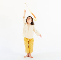 Sarah's Silks Mini Rainbow Streamer, Long Ribbon Wand for Kids - Boho Rainbow Set of 2 - image 3