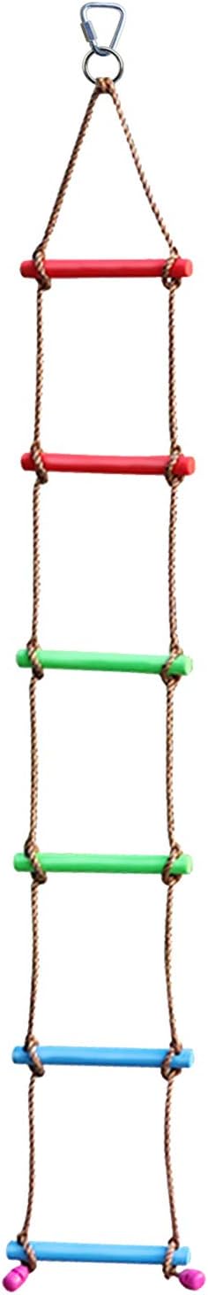 Rainbow Craft 6.6FT Ninja Rope Ladder, PP Material