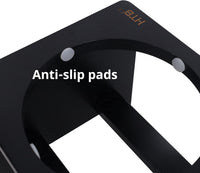 HTB Elevated Dog Bowls,Raised Dog Bowl Stand with 2 Stainless Steel Bowls,Elevated Raised Dog Bowls - medium-7"tall,29 Oz bowl / Black - image 2