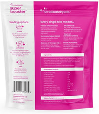 Smallbatch Freeze Dried Dog Treats, Superfood Food Topper Rabbit Bites for Dogs & Cats, Probiotics, Organic Ingredients, High Protein, Grain Free Healthy Treat & Food Topper, Made in the USA, 7 oz Bag
