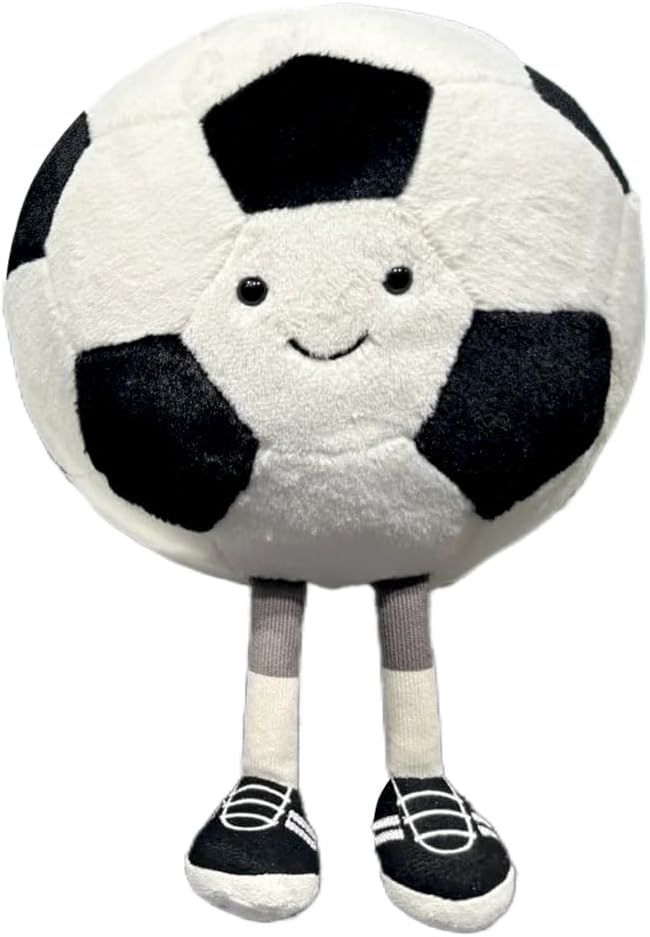 Cute Volleyball Plush Volleyball Gift Stuff Soft Sports Throw Pillow – Fun for Kids & Family - Soccer