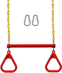 Jungle Gym Kingdom Swing Sets for Backyard - Red