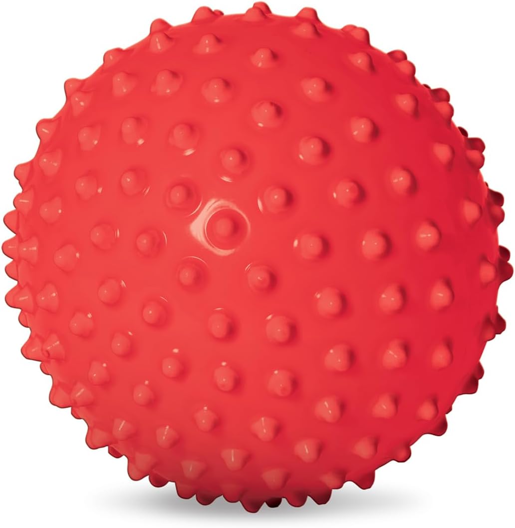 Edushape The Original Sensory Ball for Baby, Transparent Pink - Red-Opaque - image 4