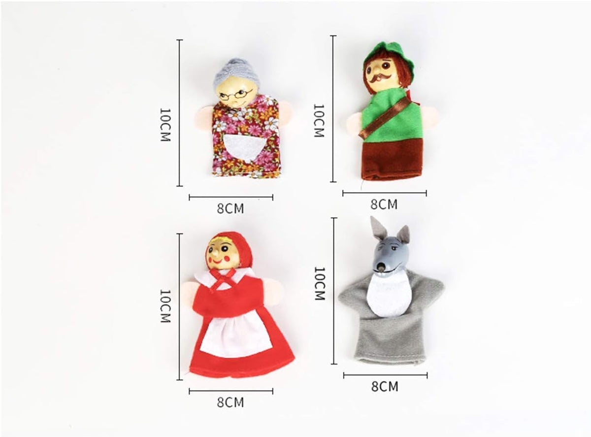 DIY-SCIENCE three little pigs and wolf finger puppets for toddler storytelling - view 4