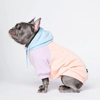 Spark Paws Dog Hoodie, Buttery-Soft Sweater Sweatshirt - Cotton Candy / X-Large