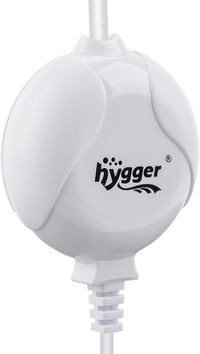 hygger Quiet Mini Air Pump for Aquarium 1.5 Watt Oxygen Fish Air Pump - White