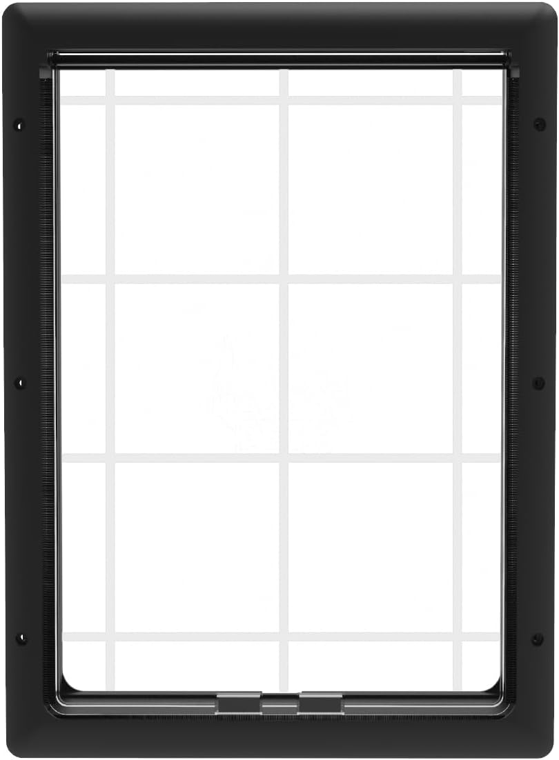 Hakuna Pets Essential Pet Door for Screens - Large / Black - image 2