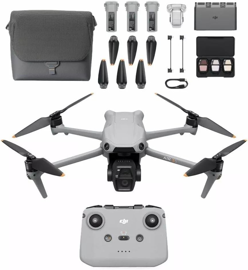 DJI Air 3S Fly More Combo, 4K Drone – Fun for Kids & Family - Air 3S Fly More Combo (RC-N3) - image 2