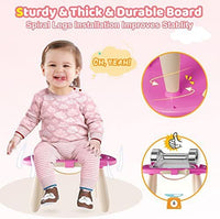 Kikidex Toddler Toys for 1-3 Years, Sturdy Magnetic Doodle Board, Reusable, No Mess, Educational Learning Toys for Kids' Birthday (Rose)