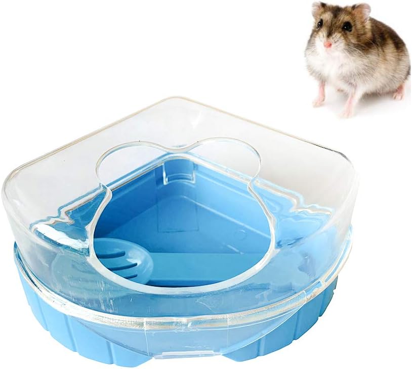 PINVNBY Large Hamster Sand Bath Container Chinchilla Dust Bathroom - Small