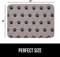 GORILLA GRIP Washable Puppy Pads, Slip Resistant Dog Crate Mat - 16" X 22" - 2 Pack - image 3
