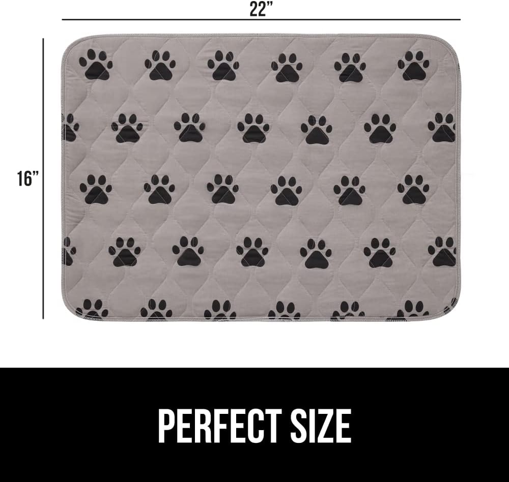GORILLA GRIP Washable Puppy Pads, Slip Resistant Dog Crate Mat - 16" X 22" - 2 Pack - image 3
