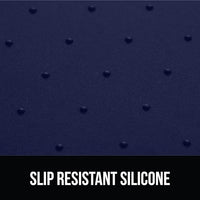 GORILLA GRIP 100% Waterproof Raised Edge BPA Free Silicone Pet Feeding Mat, Dog Cat Food Mats Contain Spills Protects Floors, Placemats for Cats and Dogs Water Bowl, Pets Accessories 28x18 Navy
