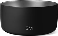 Simple Modern Dog Bowls & Cat Bowls, Beige - - Midnight Black / 4 Cups
