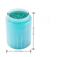 Portable Dog Paw Cleaner Dog Paw Washer Paw Mud Cleaner Pet Foot Cleaner Suitable for Large, Medium and Small Dogs/Cats (Green, Small)