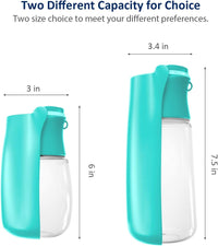 WePet Foldable Portable Dog Water Bottle Puppy Water Dispenser - #01 Aqua / 19 oz - image 4