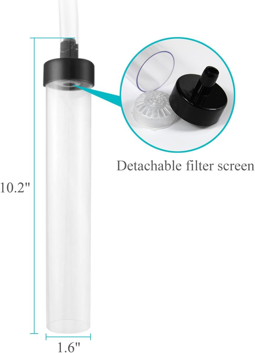 Laifoo 25ft Aquarium Vacuum Gravel Cleaner Fish Tank Siphon Water - 50ft - image 3