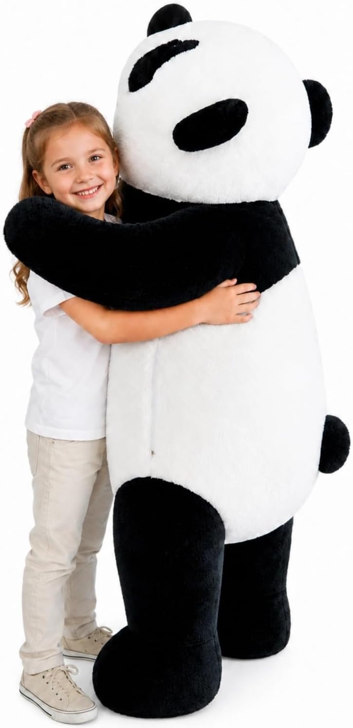 BENINY 31 Inch Giant Bunny Stuffed Animal - Panda Bear 47in