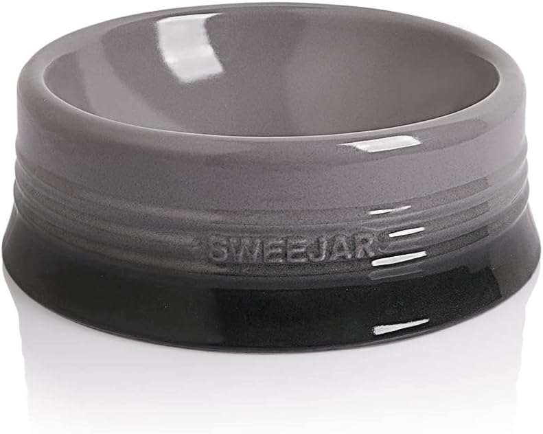 Sweejar Gradient Dog Bowl - Large (32oz) / Gradient Grey