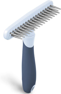 DOGI Deshedding Brush, Undercoat Rake for Dogs, Cats, Matted - Haze Blue