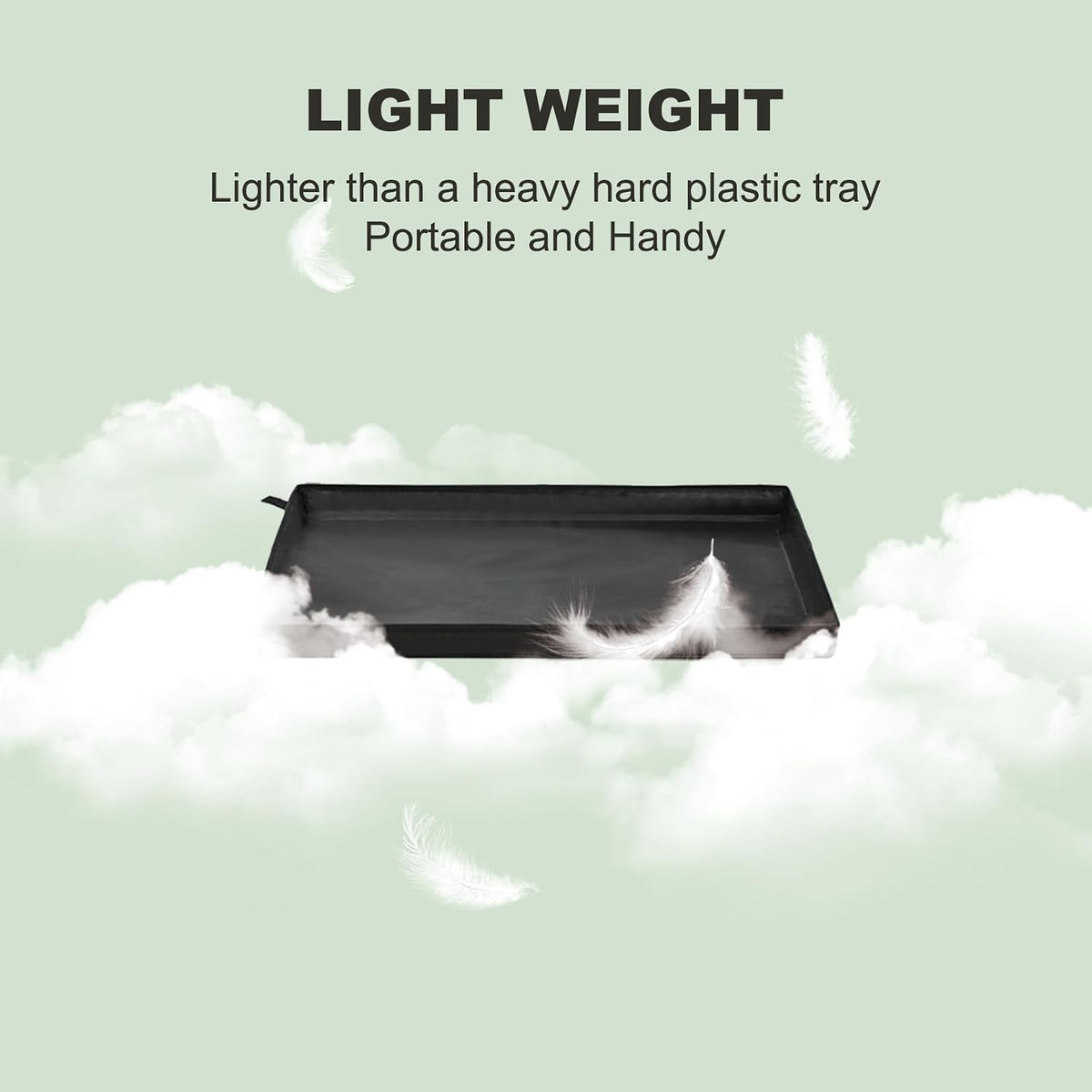 HQ4US 4LEGS Large Portable Dog Pee Pads Foldable Liner Base 33''x23'' - S 23'' x 15'' for Dog＜ 19" Length - image 2