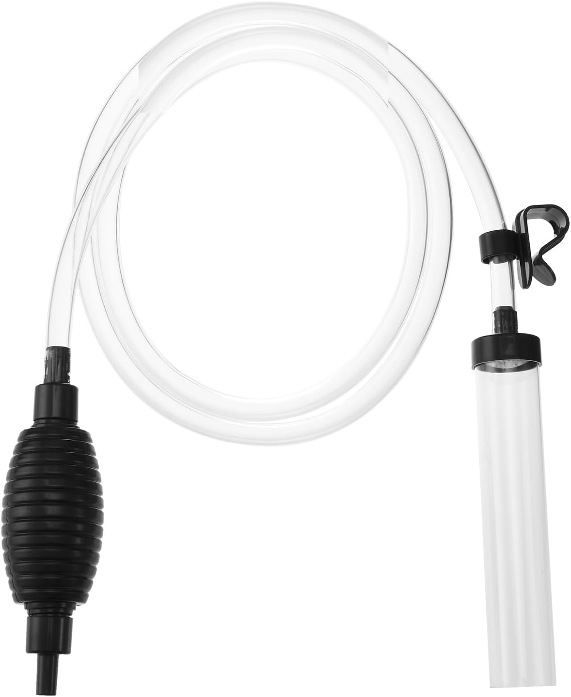 4.3ft Aquarium Siphon Vaccum Cleaner Fish Tank Water Changer Kit – Essentials for Fish - 7ft