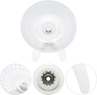 Hamster Wheel Hamster Flying Saucer Silent Exercise Wheel Running Wheel for Dwarf Hamsters Gerbil Mice Small Animals (White)