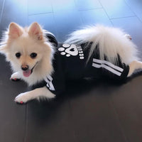 Dog Hoodie Security Clothes 4 Legs Jumpsuit Sweatshirt Hoodies Soft - Black / Medium - image 2