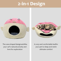 Cat Beds for Indoor Cats-Cat Bed Cave - XL 19.7'' / Pink - image 3