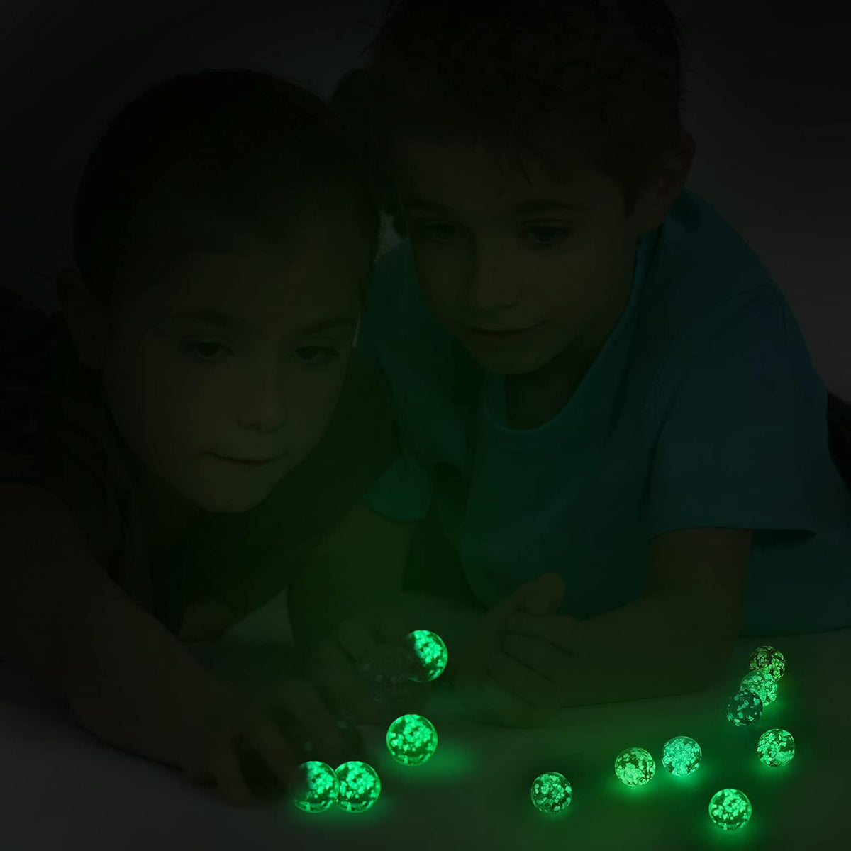 48 Pieces Marbles Glow in The Dark for Kids - 0.32 Inch - image 2