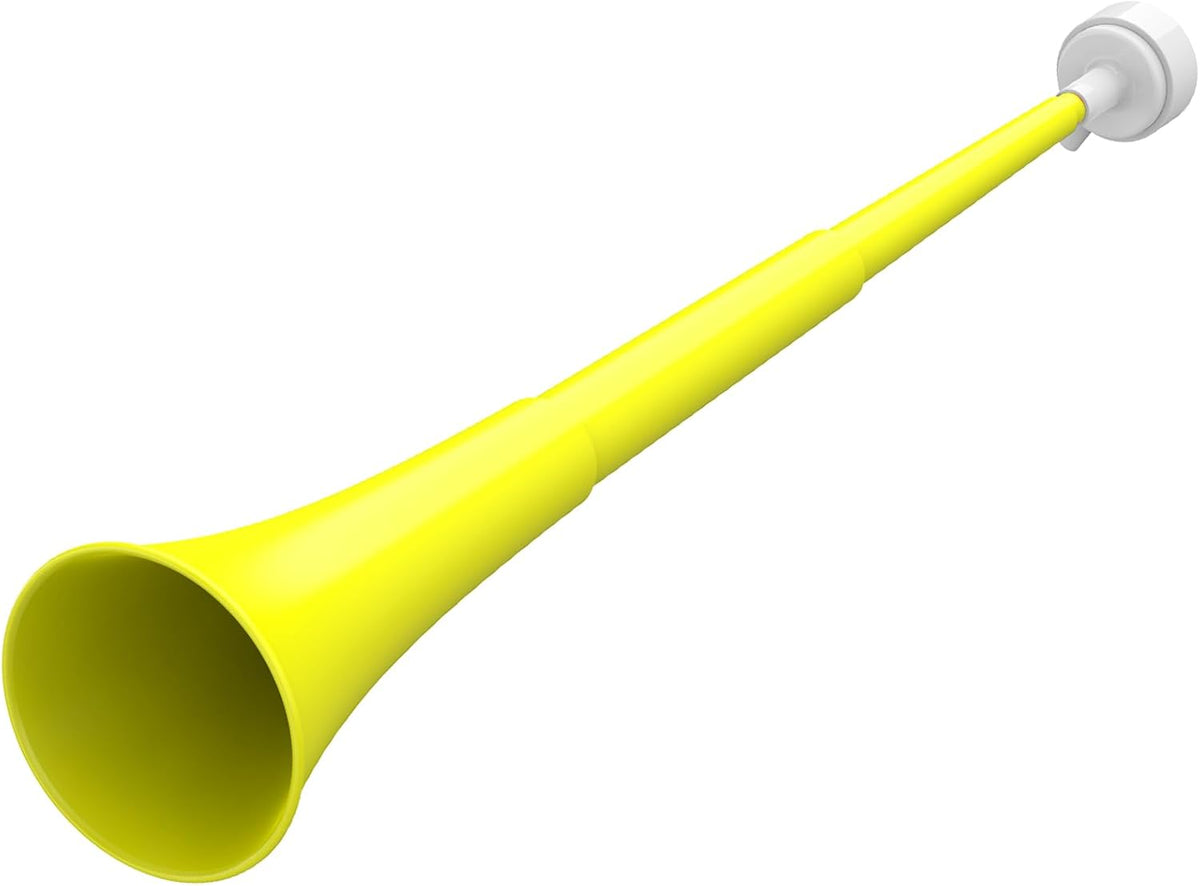Collapsible Stadium Horn 24 Inch Vuvuzela Trumpet Blow Horns - Yellow