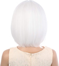 PATTNIUM kids dark blue short bob wig, synthetic with adjustable cap - view 19