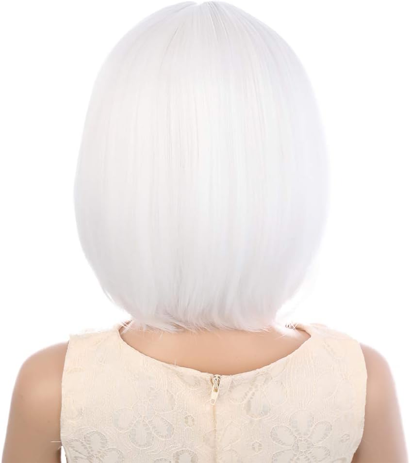 PATTNIUM kids dark blue short bob wig, synthetic with adjustable cap - view 19