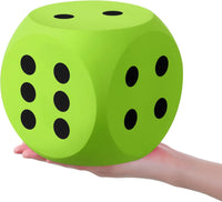 Shappy 6 Inch Foam Dice Big Dice Jumbo Large Cube, 1 Pc - Green / 1