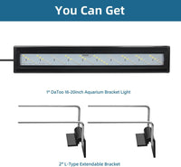DaToo LED Aquarium Light Full Spectrum Fish Tank Light with Dimmer - 16~20 Inch - image 3