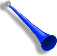 Stadium Horn Vuvuzelas Soccer Noisemakers Collapsible Blow Trumpet - Blue