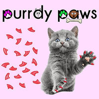 40 Pack Soft Nail Caps for Cat Claws HOT Pink Large