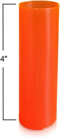 ArtCreativity mini coil spring toys, 12 pack of 4 inch neon plastic springs - view 2