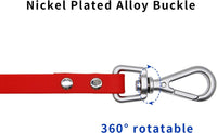 Waterproof Long Dog Leash Recall Training Lead 5 10 16 30 50 Foot - Candy Red / 16ft - image 3