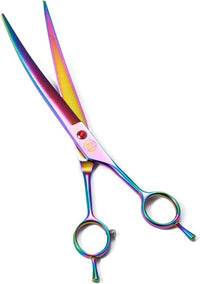 Professional Dog Grooming Scissors Set - 8 Inch (Pack of 5) / Rainbow - image 2