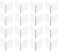 skrnrhrery nylon hinges for RC airplanes, 16-pack of small square loose-leaf hinges