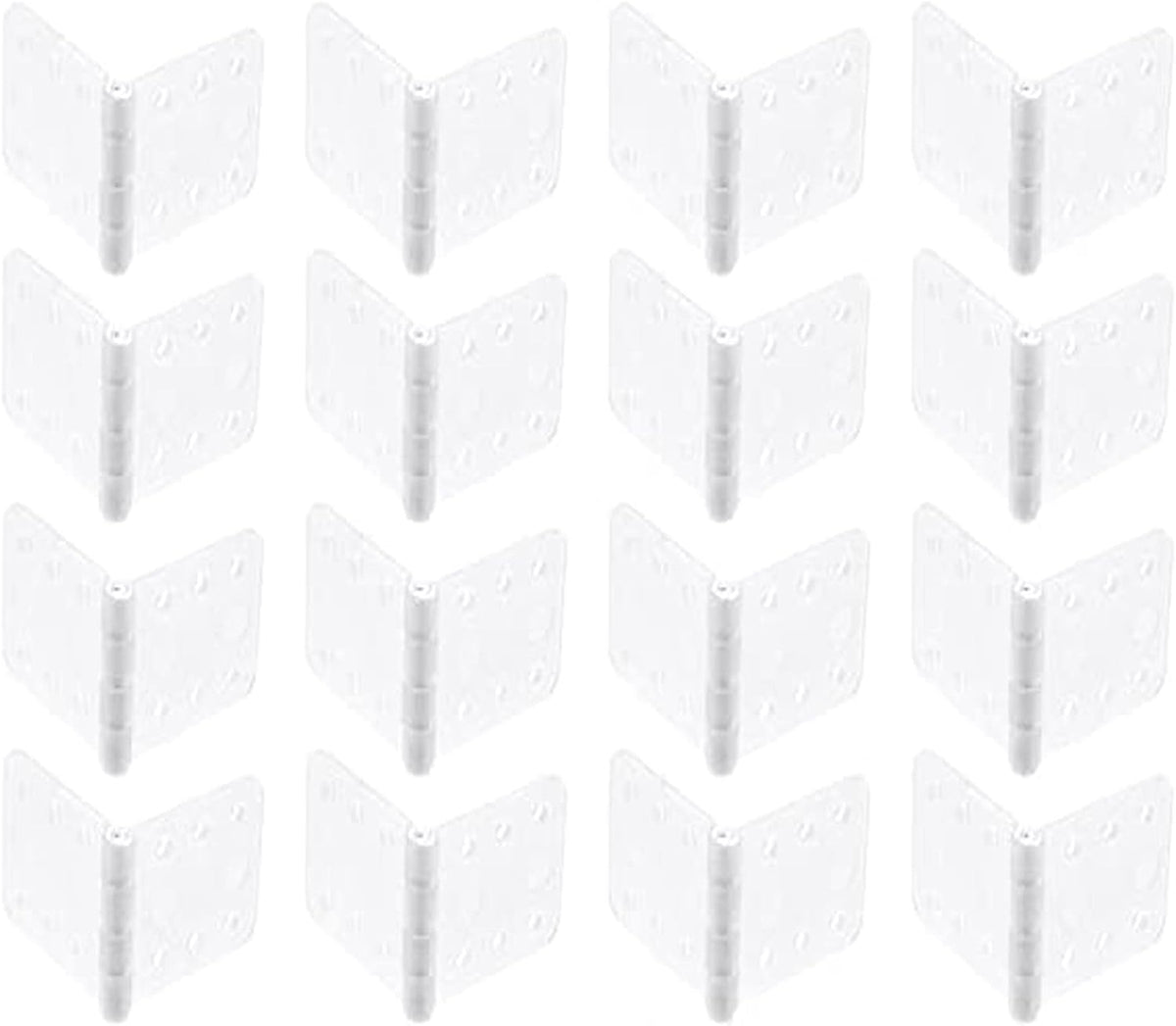 skrnrhrery nylon hinges for RC airplanes, 16-pack of small square loose-leaf hinges