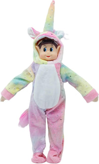 Fayelfland unicorn couture outfit for 12 inch elf dolls in pink - view 2