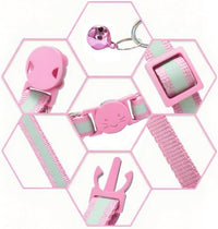 2 Pack Breakaway Cat Collars with Bells - Pink - image 4