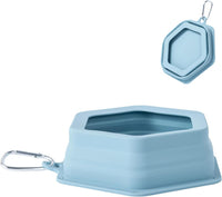 No Splash Dog Travel Bowls for Cars - Morandi Blue
