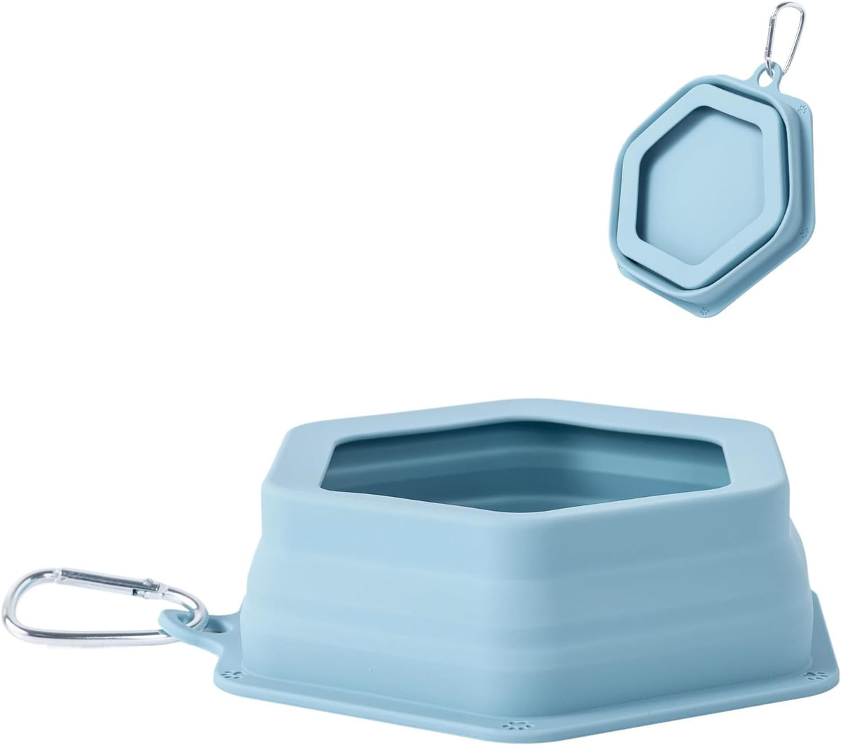 No Splash Dog Travel Bowls for Cars - Morandi Blue