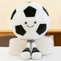 Xiyuan 12 inch rugby plush toy with smiling face and feet - view 2