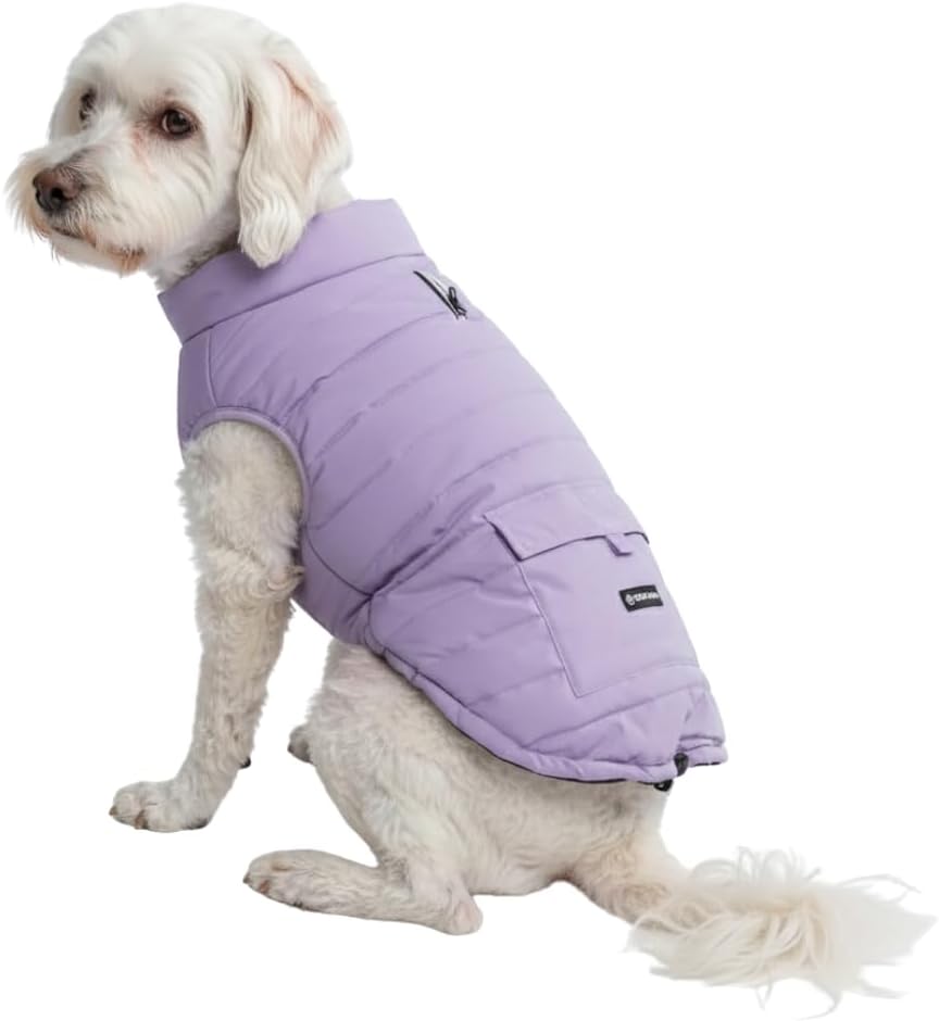 Spark Paws Dog Winter Coat Jacket - Lilac / Medium